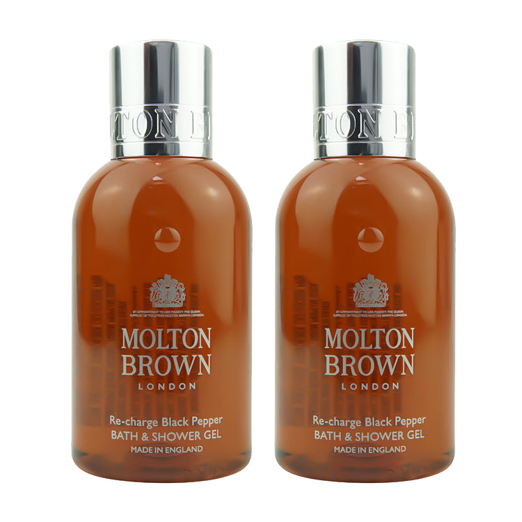 Molton Brown Bath & Shower Gel Duo (Re-Charge Black Pepper) 100ml x 2