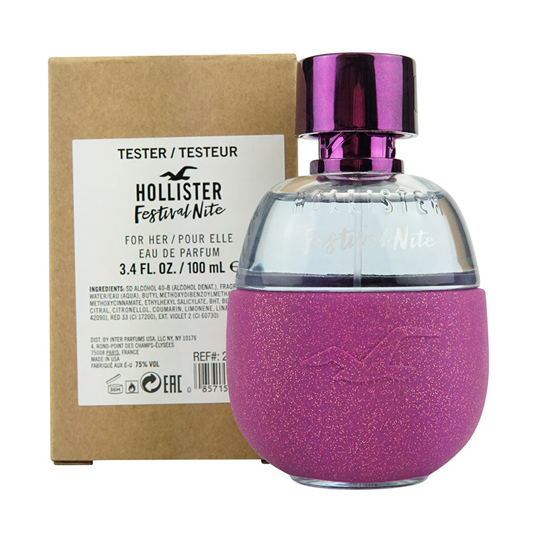 Hollister Festival Nite Femme Eau De Parfum Spray 100ml (Tester)