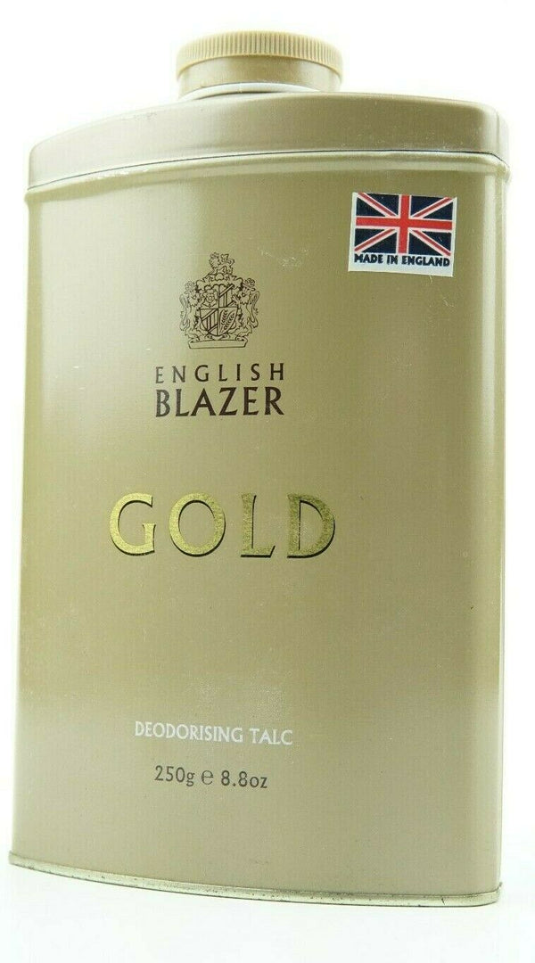 English Blazer Gold Deodorising Talc Powder 250g