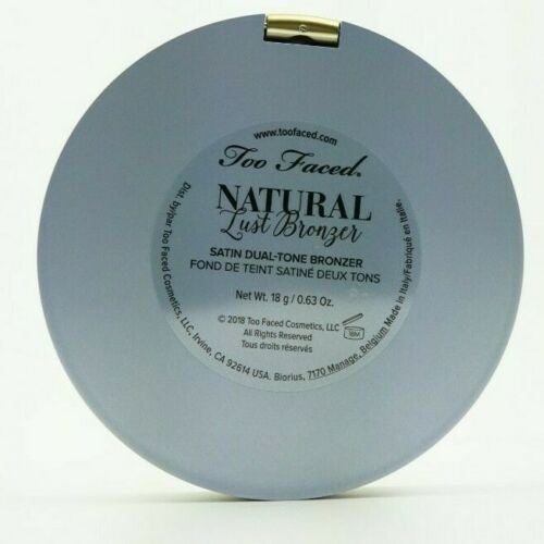 Too Faced Natural Lust Dual Tone Satin Bronzer 18ml